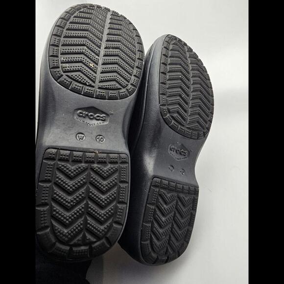 Dual Comfort Crocs Womens Black Clog Size 10 - Picture 5 of 6